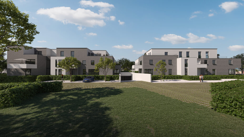Noordkant Nieuwbouwappartementen "Ten Heuvel" te koop in nieuw stadskwartier in Scherpenheuvel